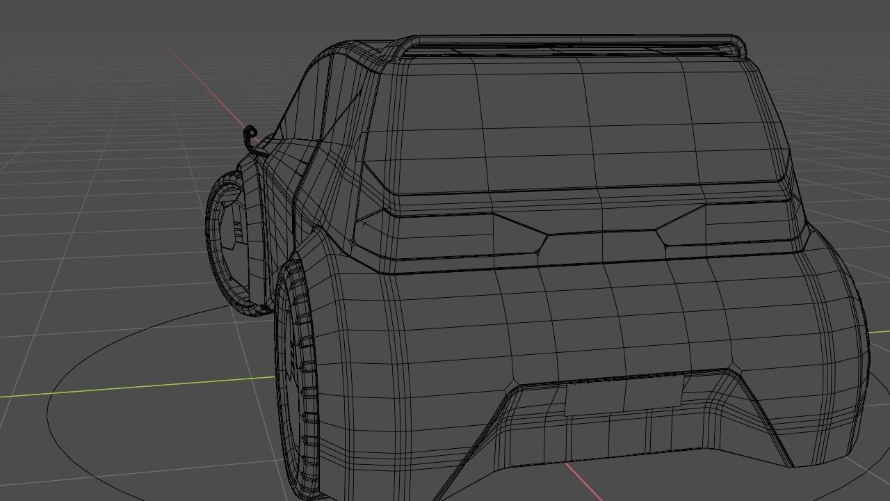 City car model 3D model_18