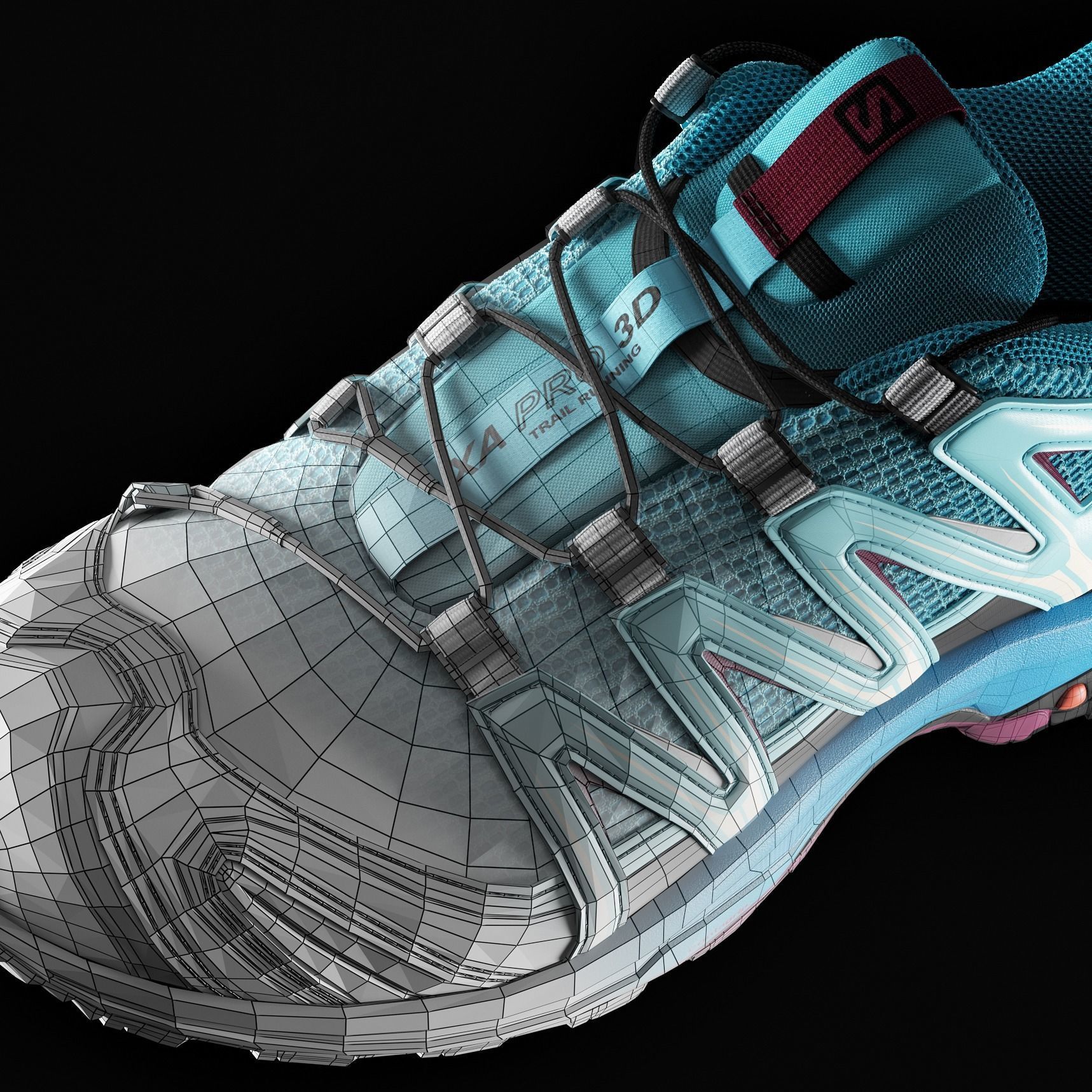 Shoes SALOMON 3D model_11
