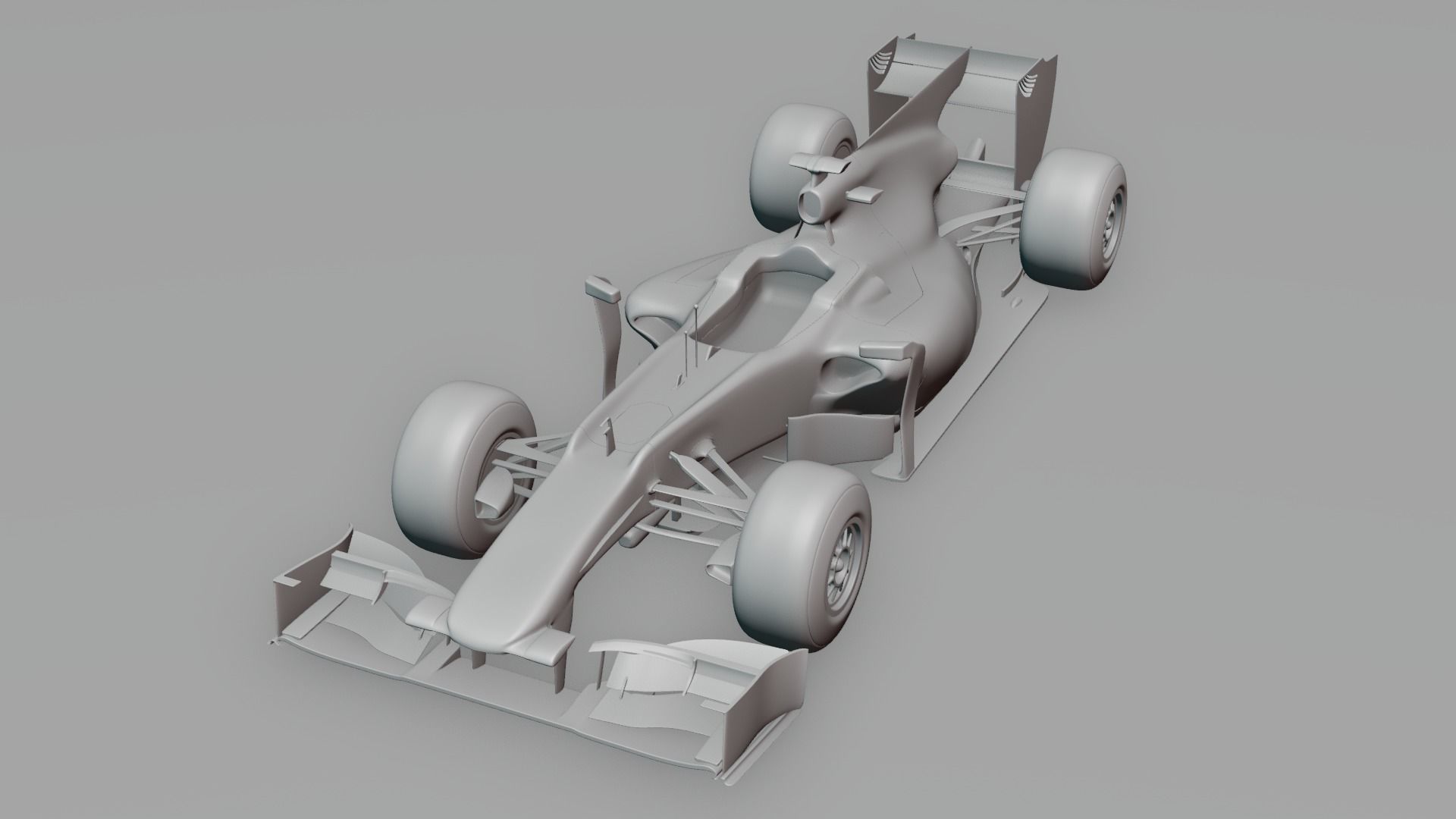 F1 2010 RedBull RB6 Car 3D model_6