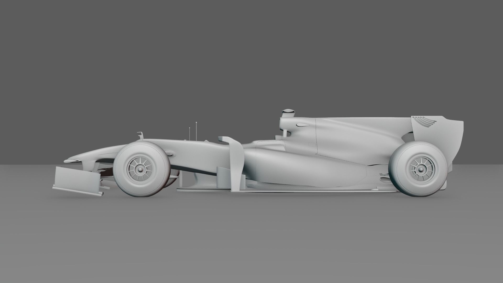 F1 2010 RedBull RB6 Car 3D model_2