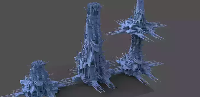 Tribal City Island towers 