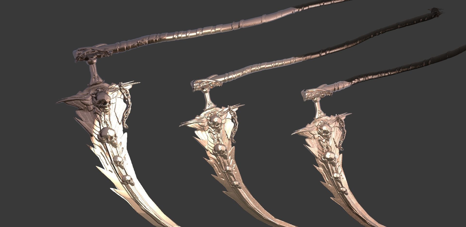 Deaths scythe Ornate 1  3D model_1