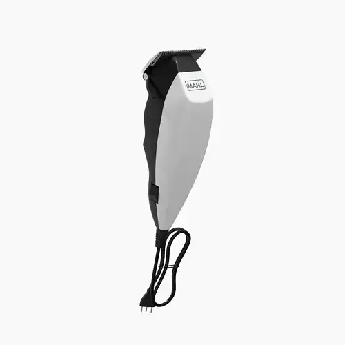 White HairClipper MAHL Low-poly 3D model