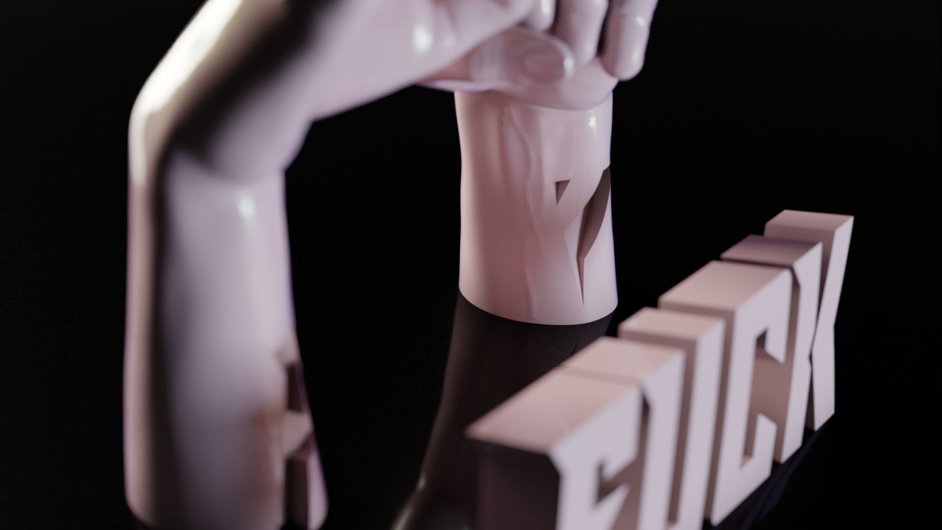 Making love Statue 3D print model_15