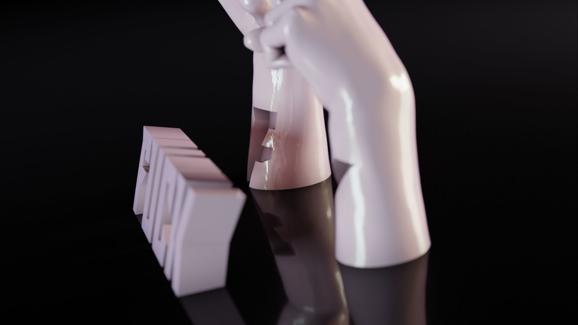 Making love Statue 3D print model_17