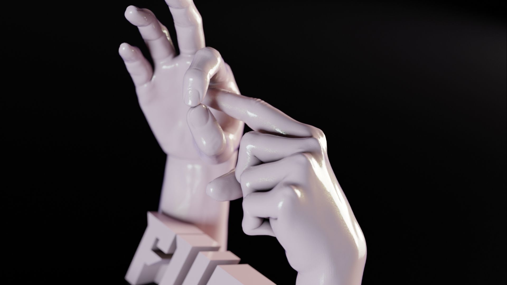 Making love Statue 3D print model_12