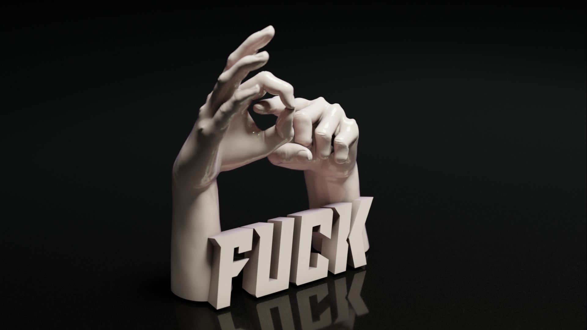 Making love Statue 3D print model_3