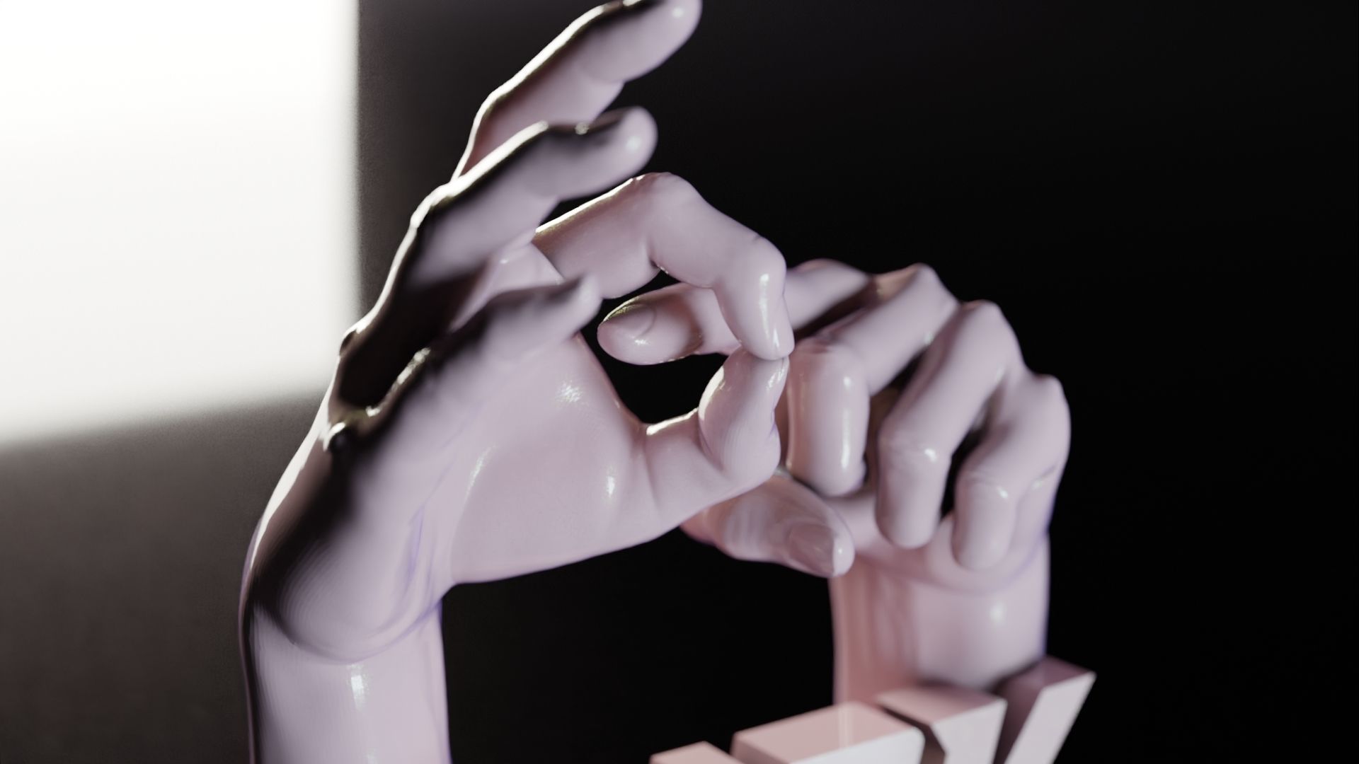 Making love Statue 3D print model_1
