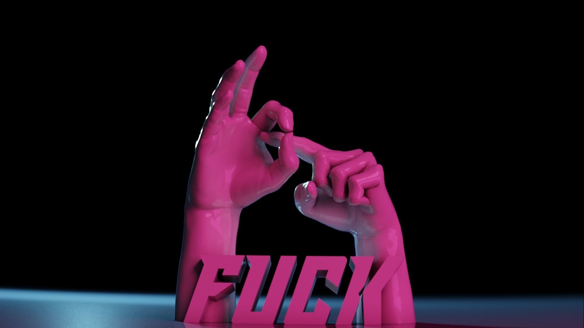 Making love Statue 3D print model_7