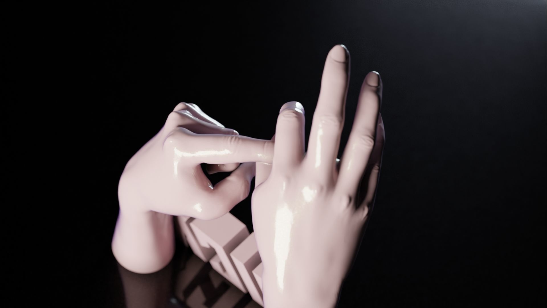 Making love Statue 3D print model_11