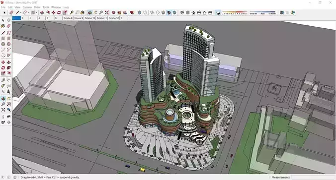 Sketchup Commercial Complex 185