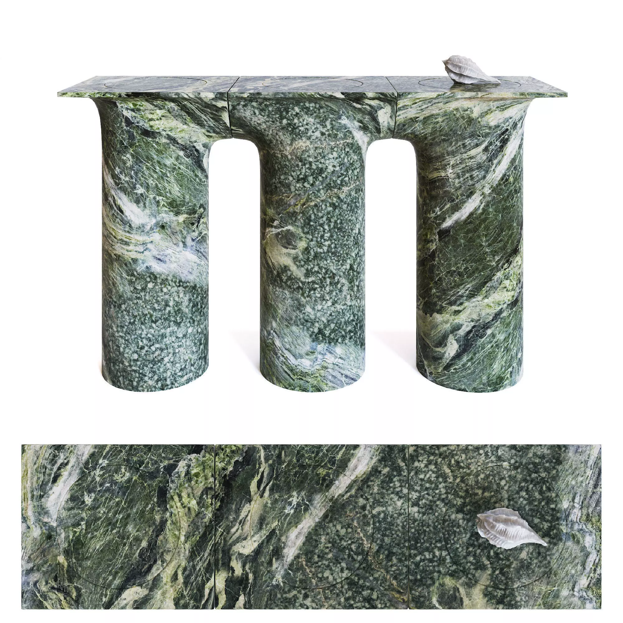 Pillars Console 3D model_0