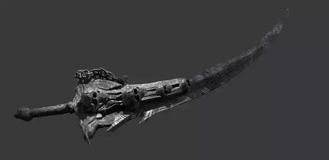 Grim Reaper Cutlass  3D model