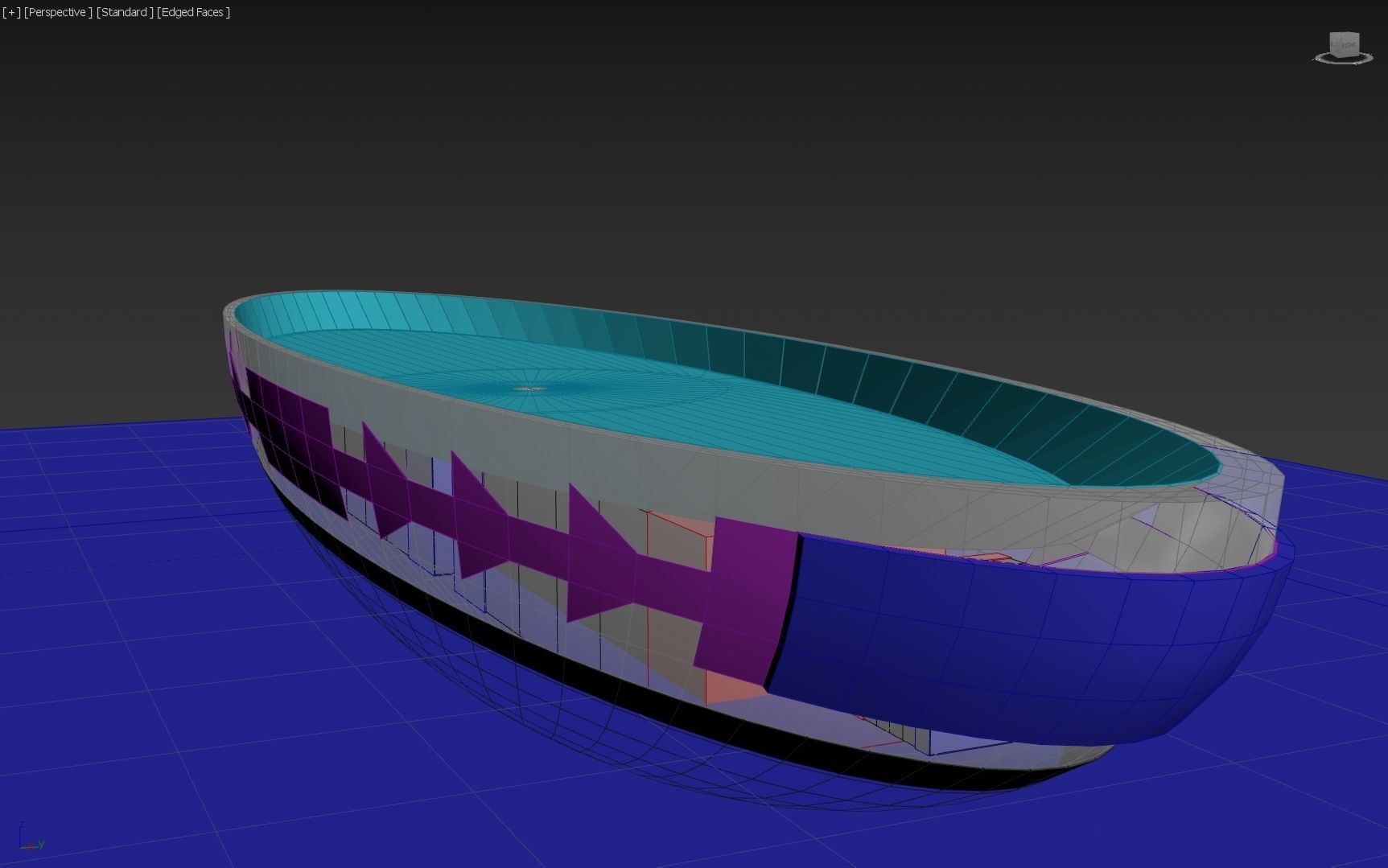 Solar Sail Boat - Electrogravitic lift and propulsion - Concept 3D model_8