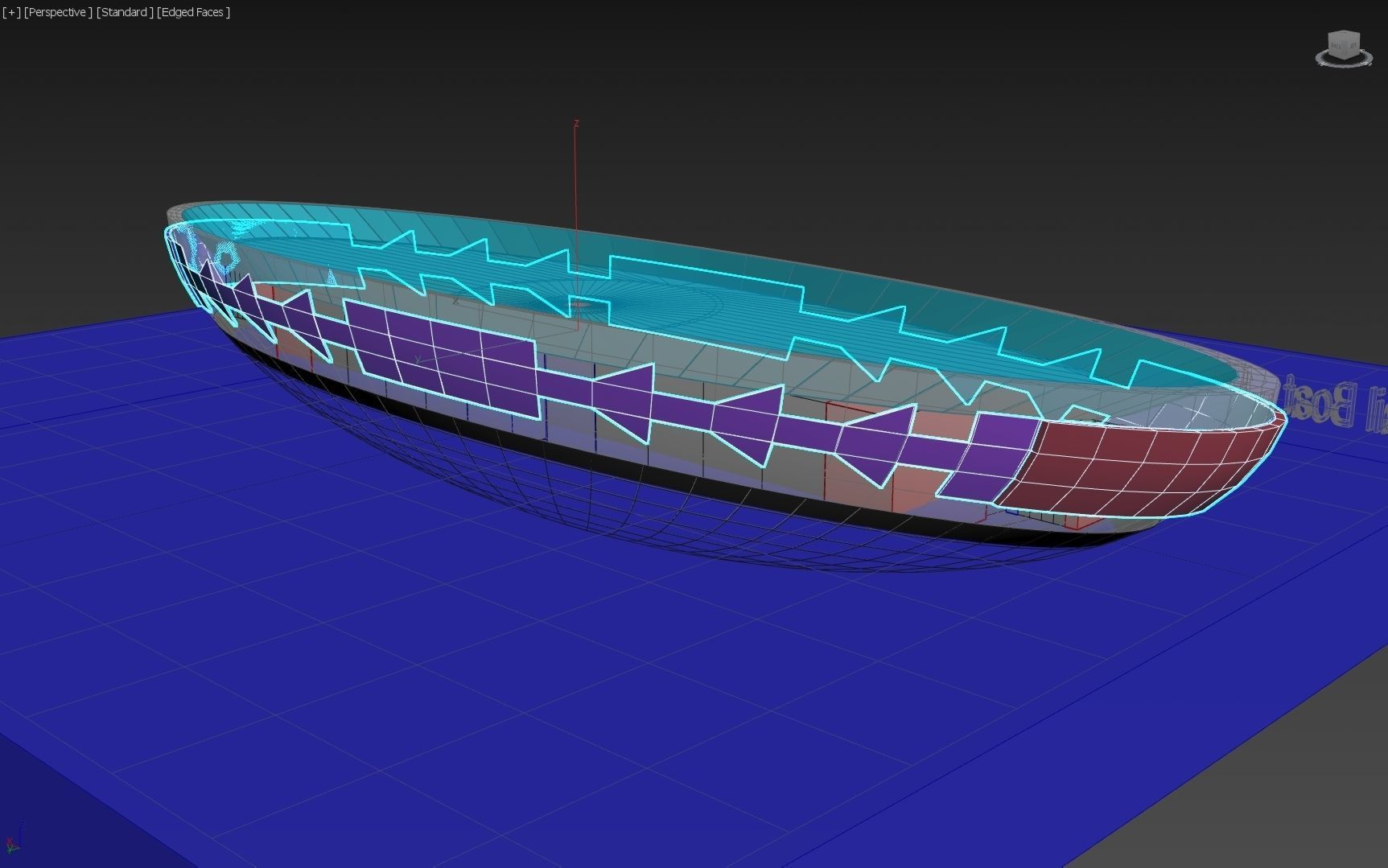 Solar Sail Boat - Electrogravitic lift and propulsion - Concept 3D model_10