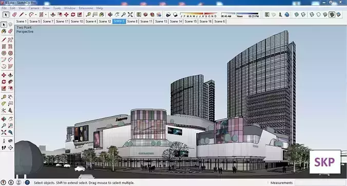 Sketchup Commercial Complex B3