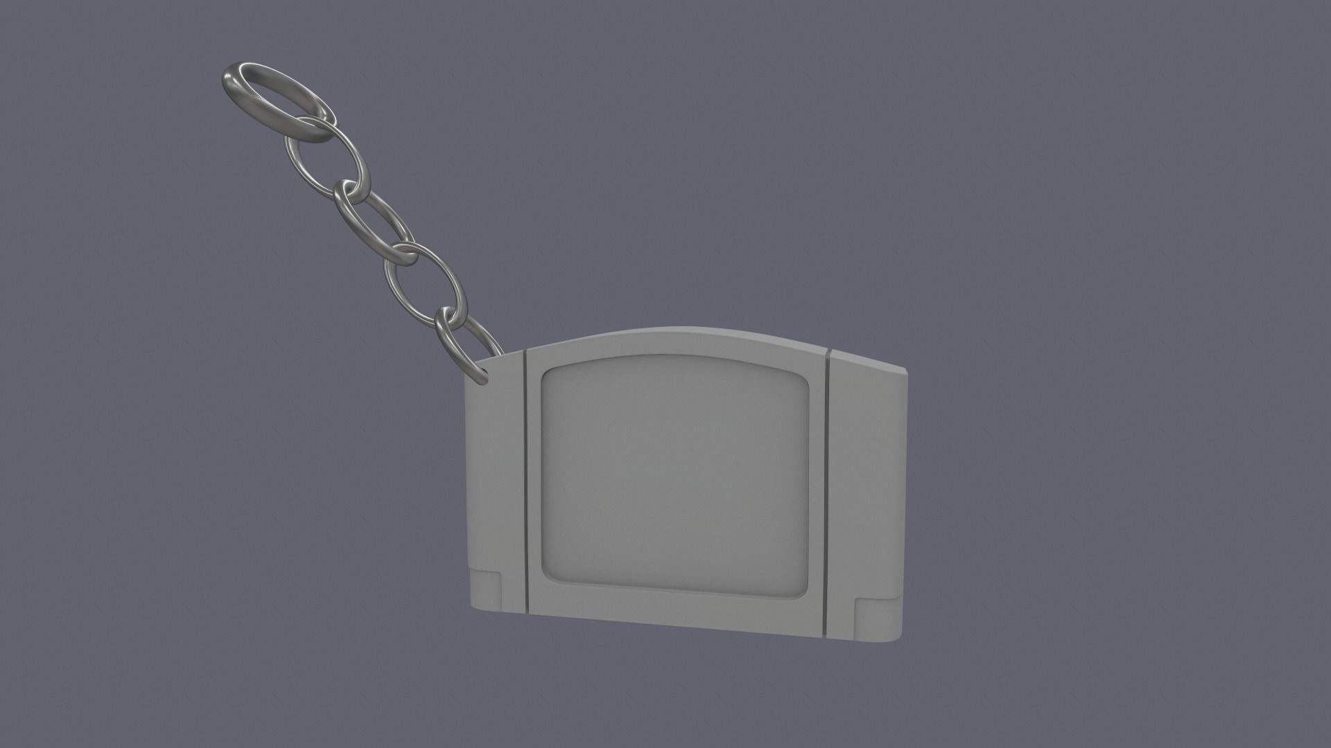 N64 Keychain  3D print model_3