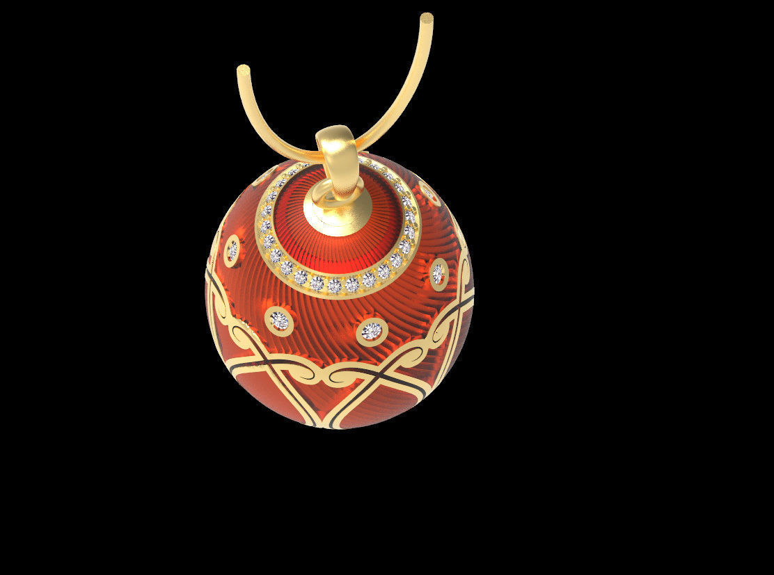 Easter egg 3D print model_34