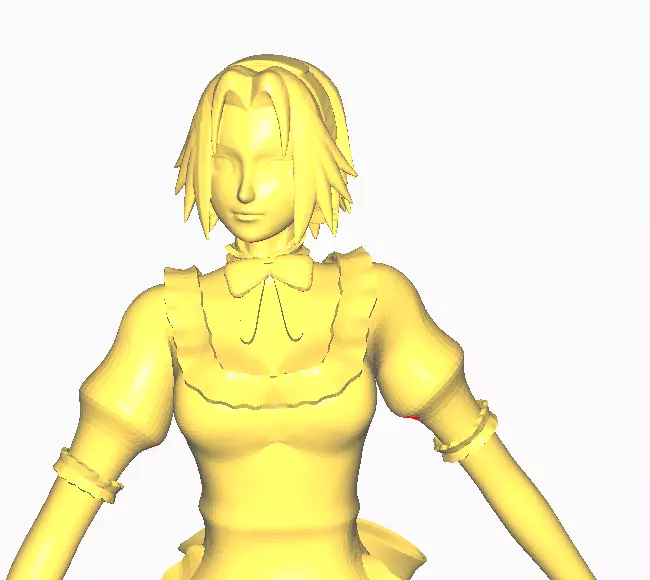 Sakura haruno maid style 3D print model