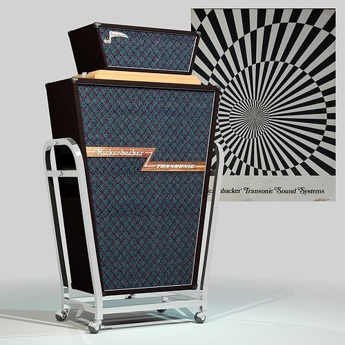 Rickenbacker Transonic Guitar Amplifier Free 3D model