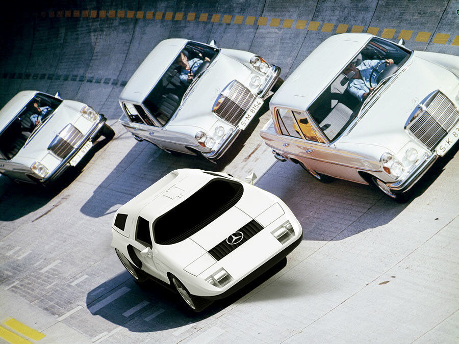 C-111 Second Generation Mercedes Low-poly 3D model_6