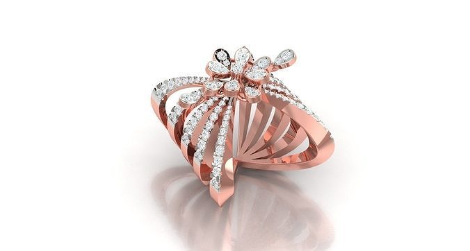 DIAMONDS RING LR0757 3D print model
