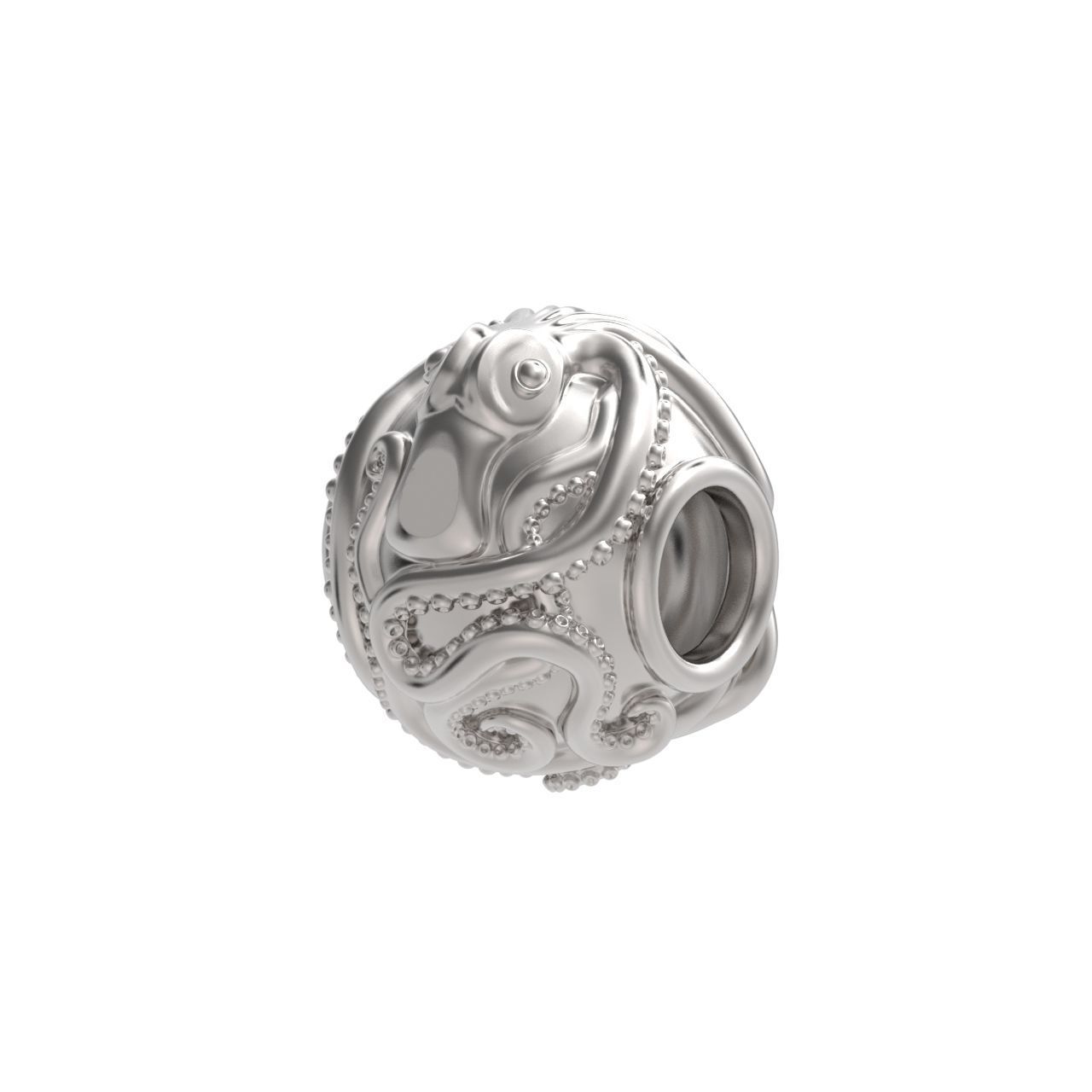 octopus charm 3D print model_22