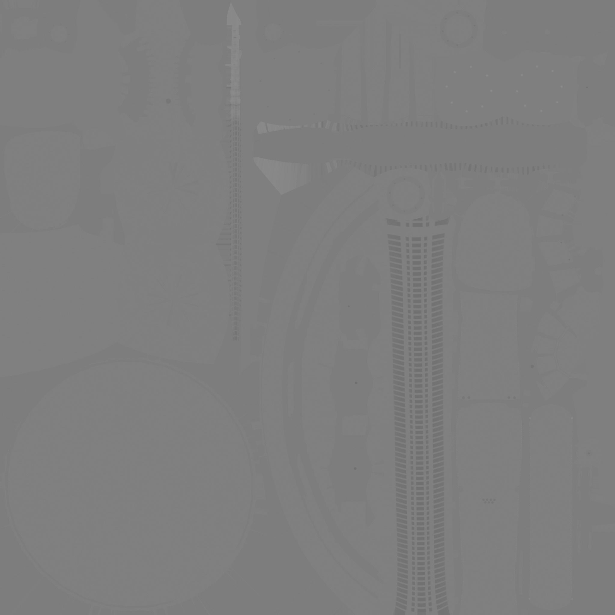 Wheel Robot H05 Steel - SciFi Character Design Low-poly 3D model_23