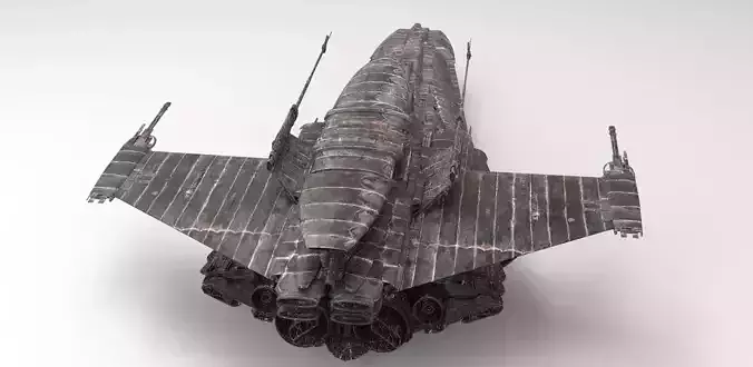 Spaceship reaper design 4 3D model