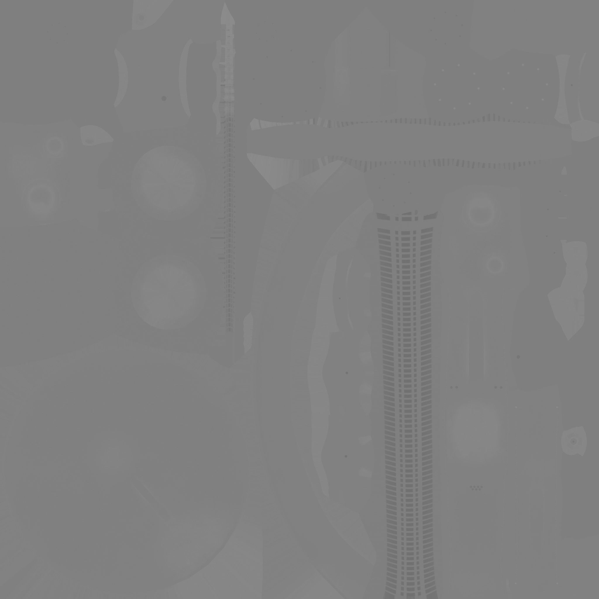 Wheel Robot H07 Gold - SciFi Character Design Low-poly 3D model_23