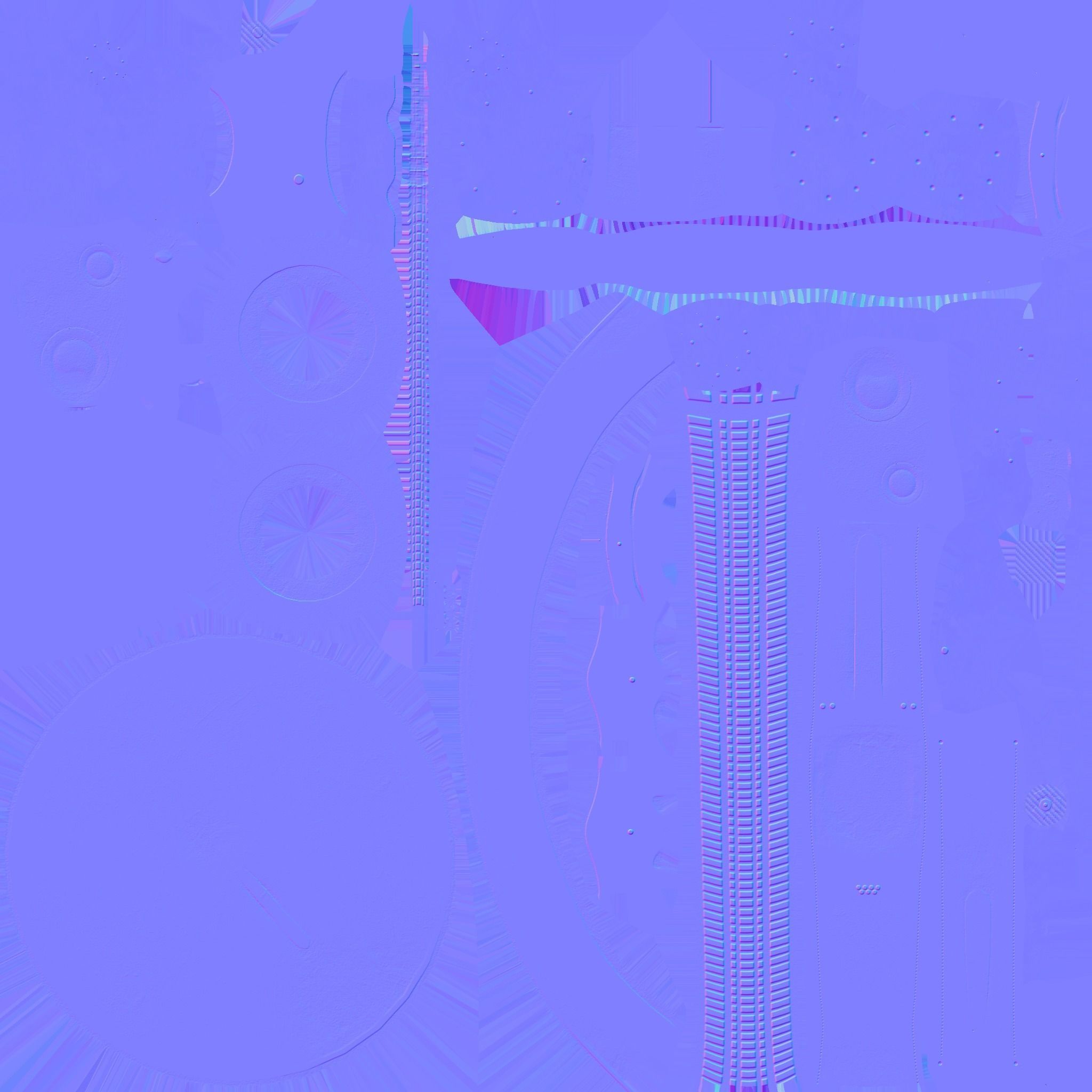 Wheel Robot H07 Gold - SciFi Character Design Low-poly 3D model_25