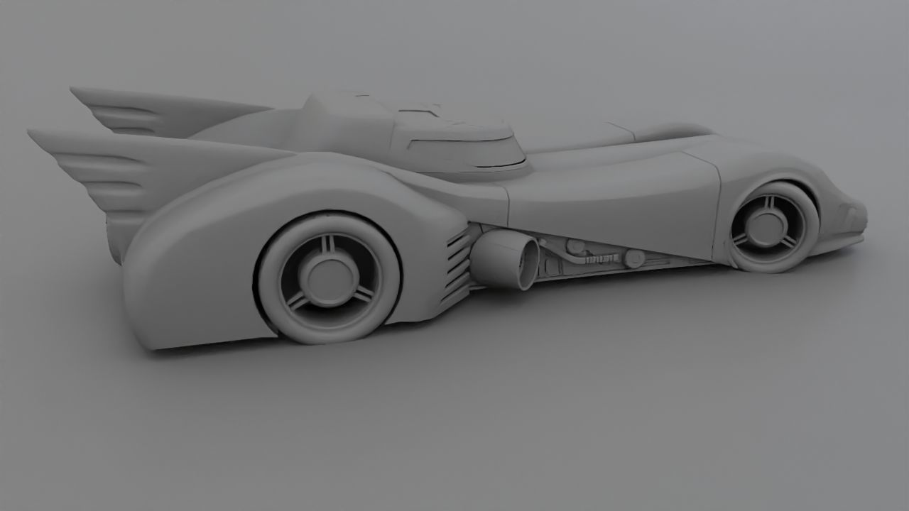 Bat mobile 3D model_14