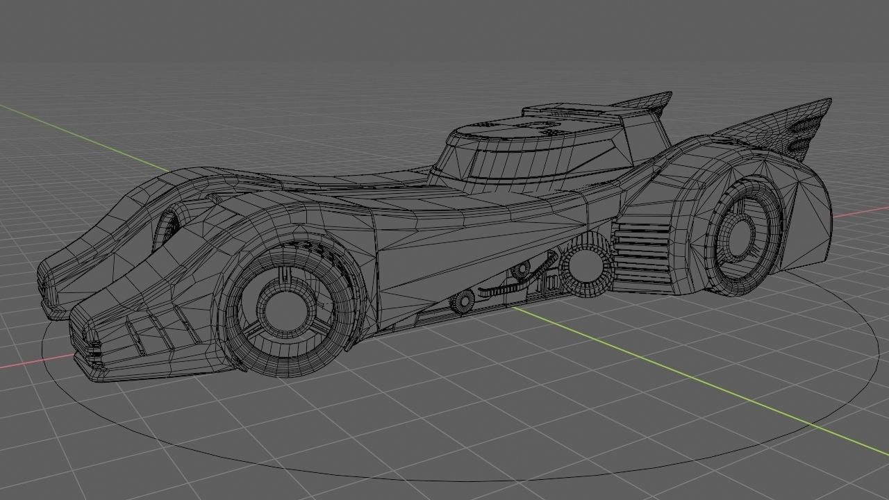 Bat mobile 3D model_19