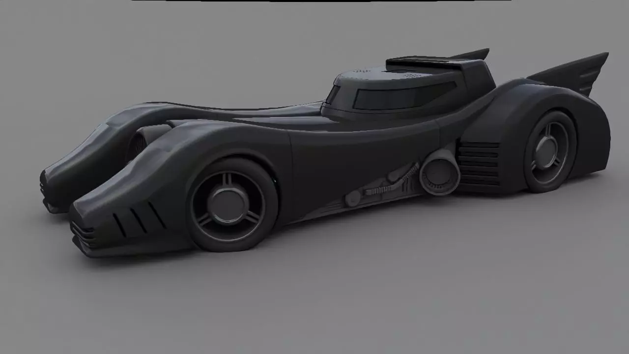 Bat mobile 3D model_0