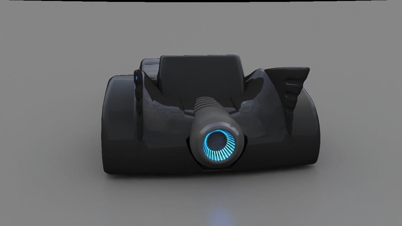 Bat mobile 3D model_4