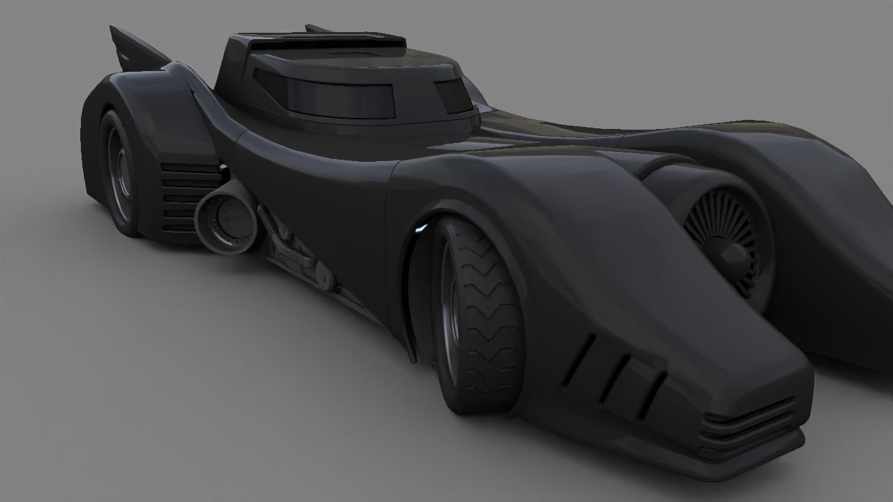 Bat mobile 3D model_8