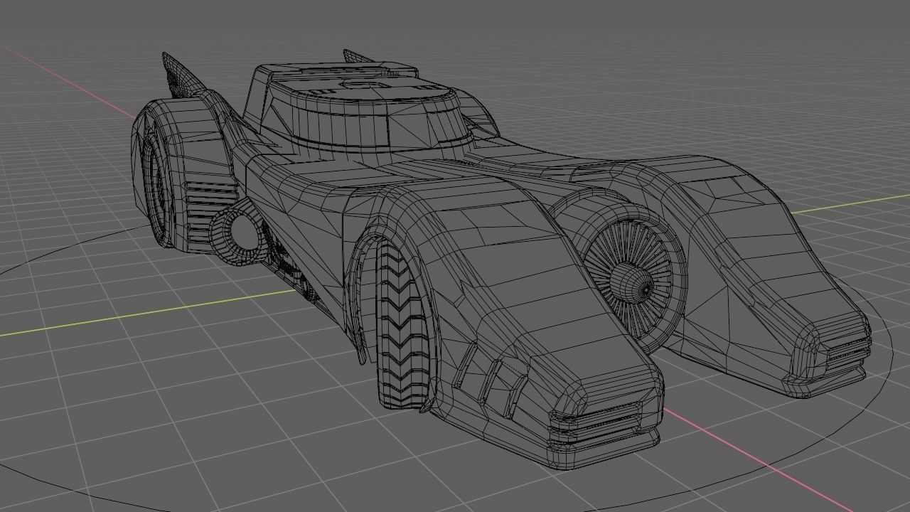 Bat mobile 3D model_16