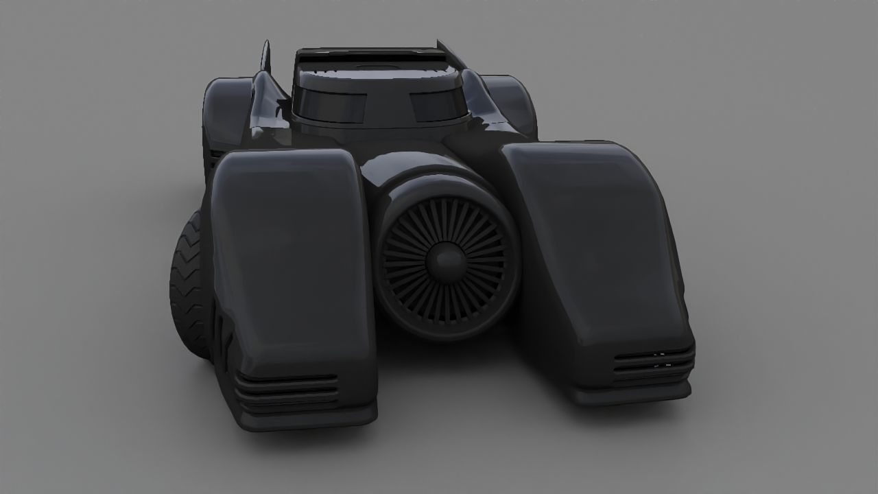 Bat mobile 3D model_9