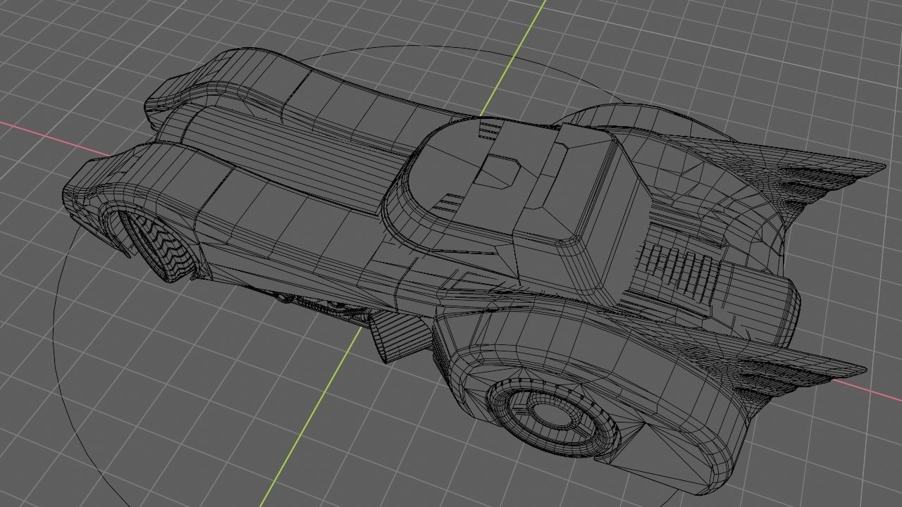 Bat mobile 3D model_20