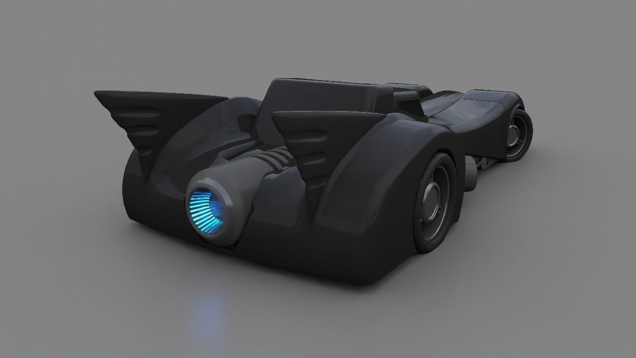 Bat mobile 3D model_3