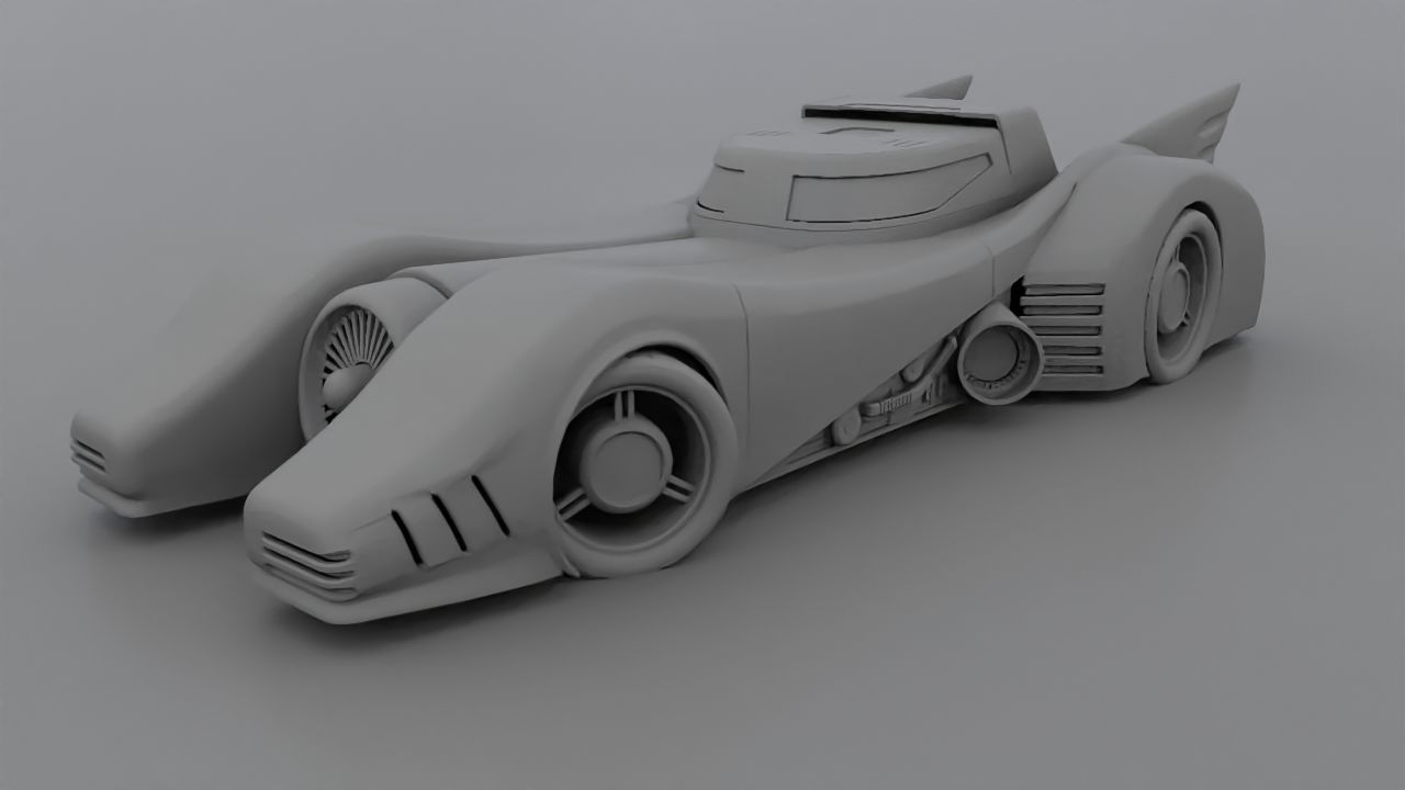 Bat mobile 3D model_10