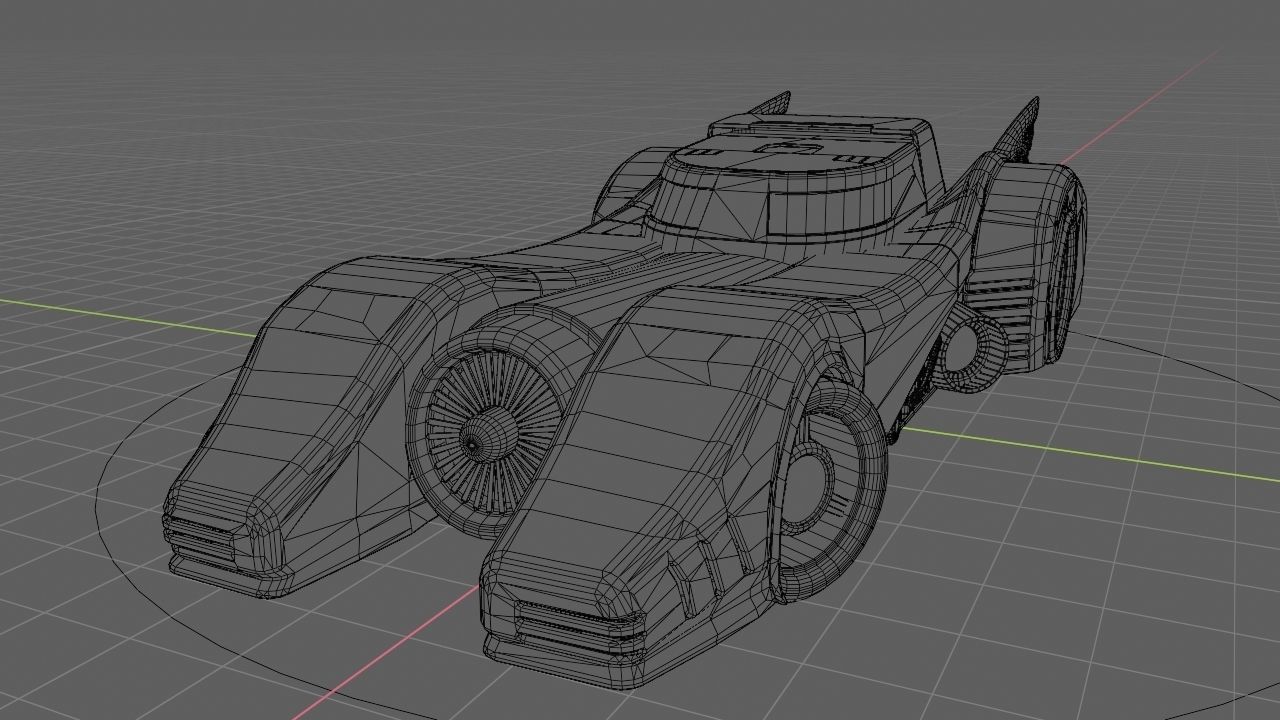 Bat mobile 3D model_17