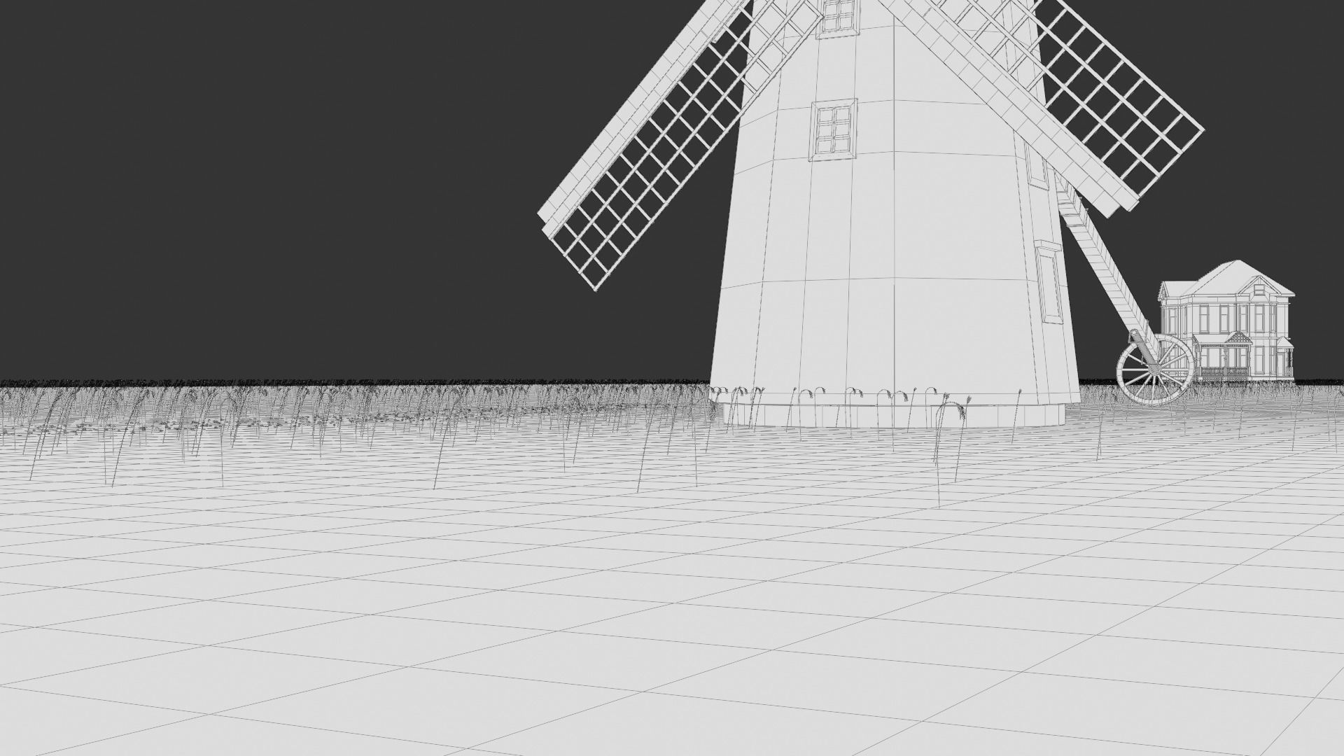 Wheat Field 3D model_8