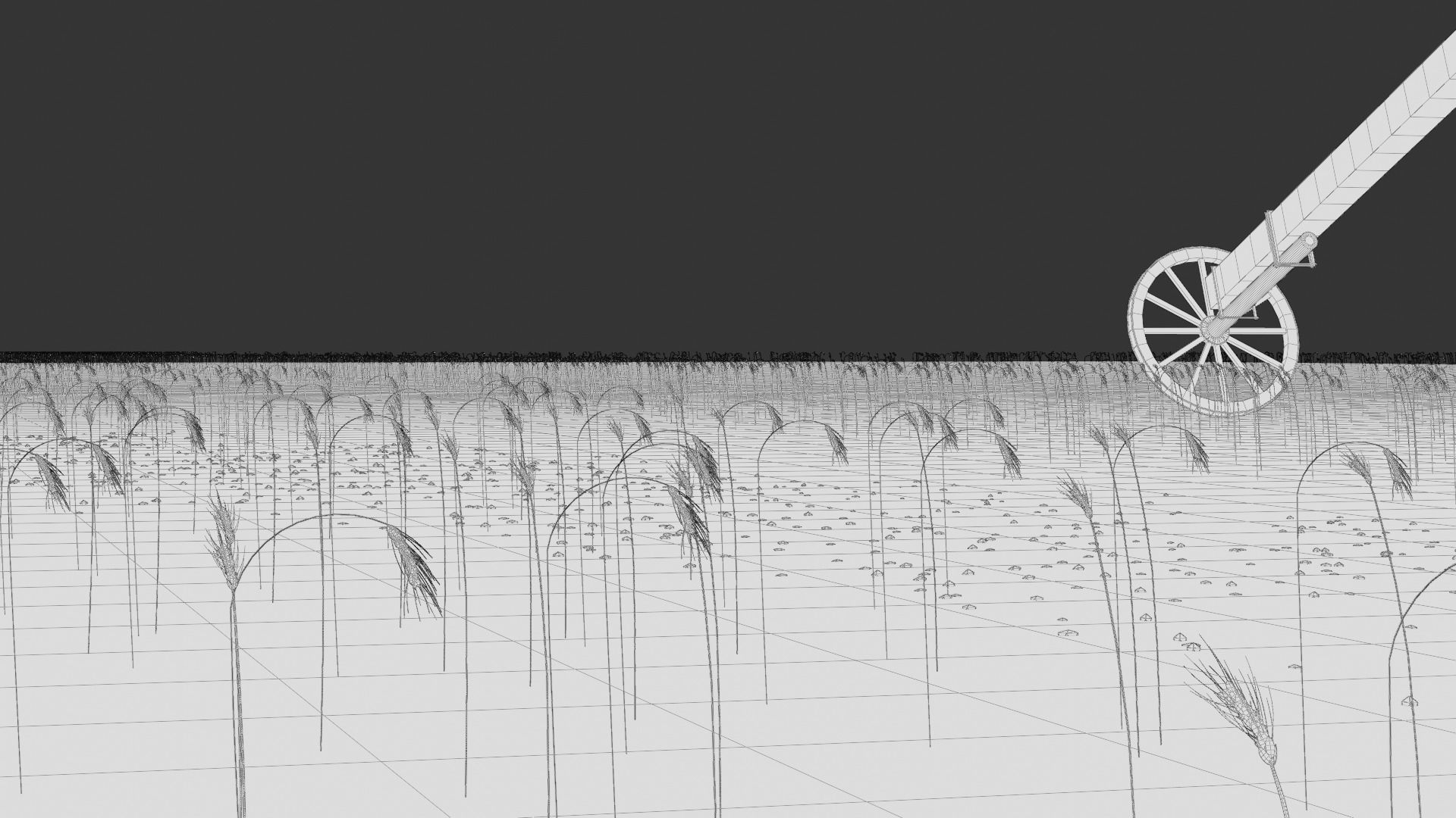 Wheat Field 3D model_7