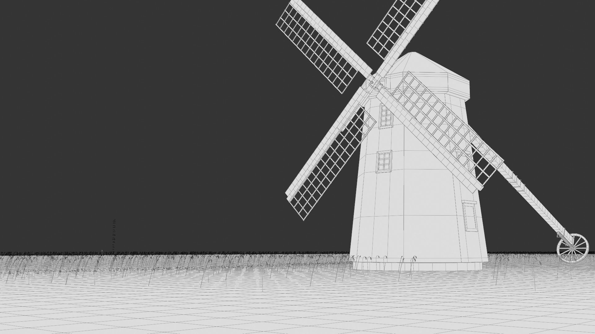 Wheat Field 3D model_6