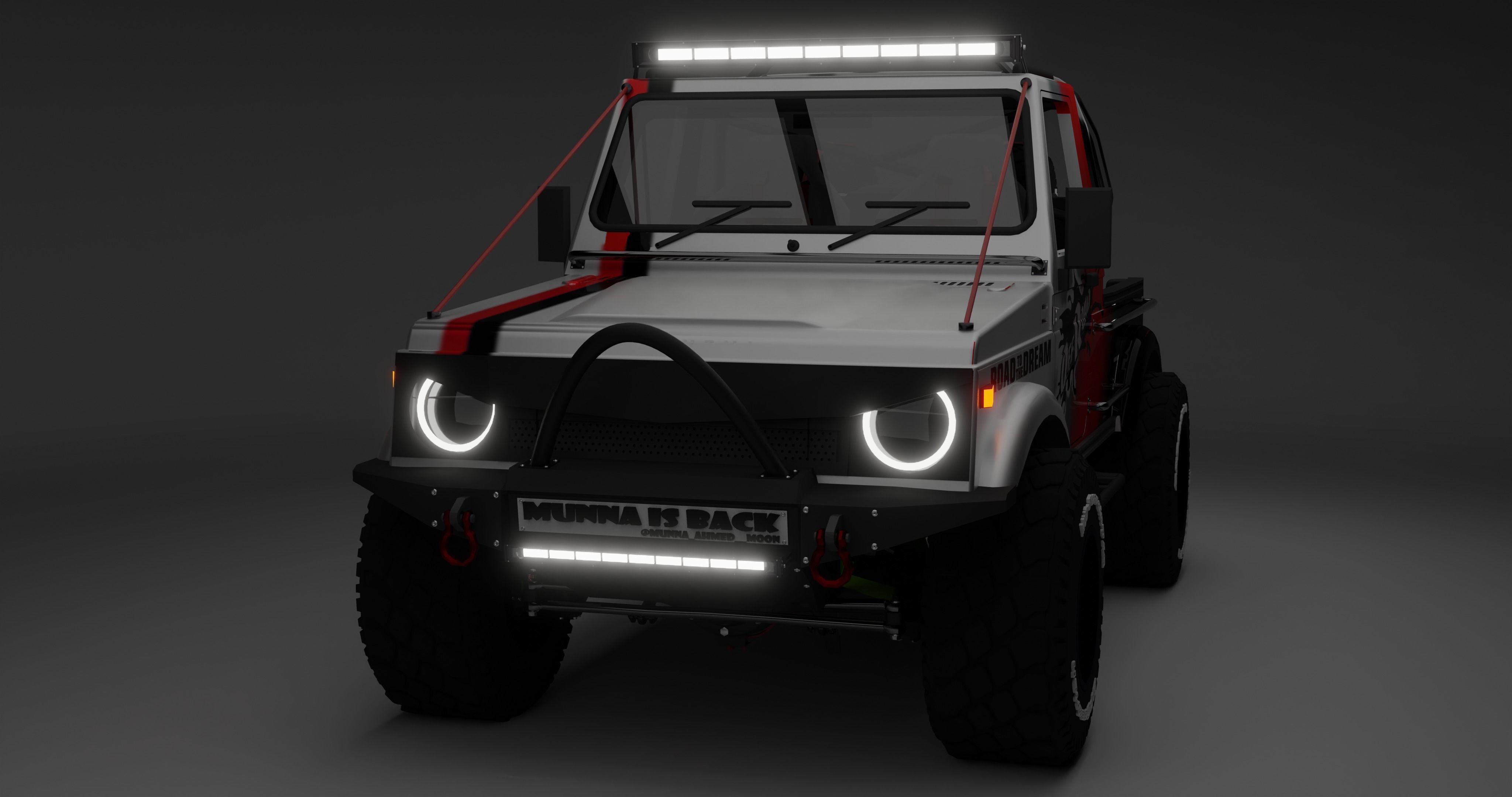 gypsy modified Low-poly 3D model_5