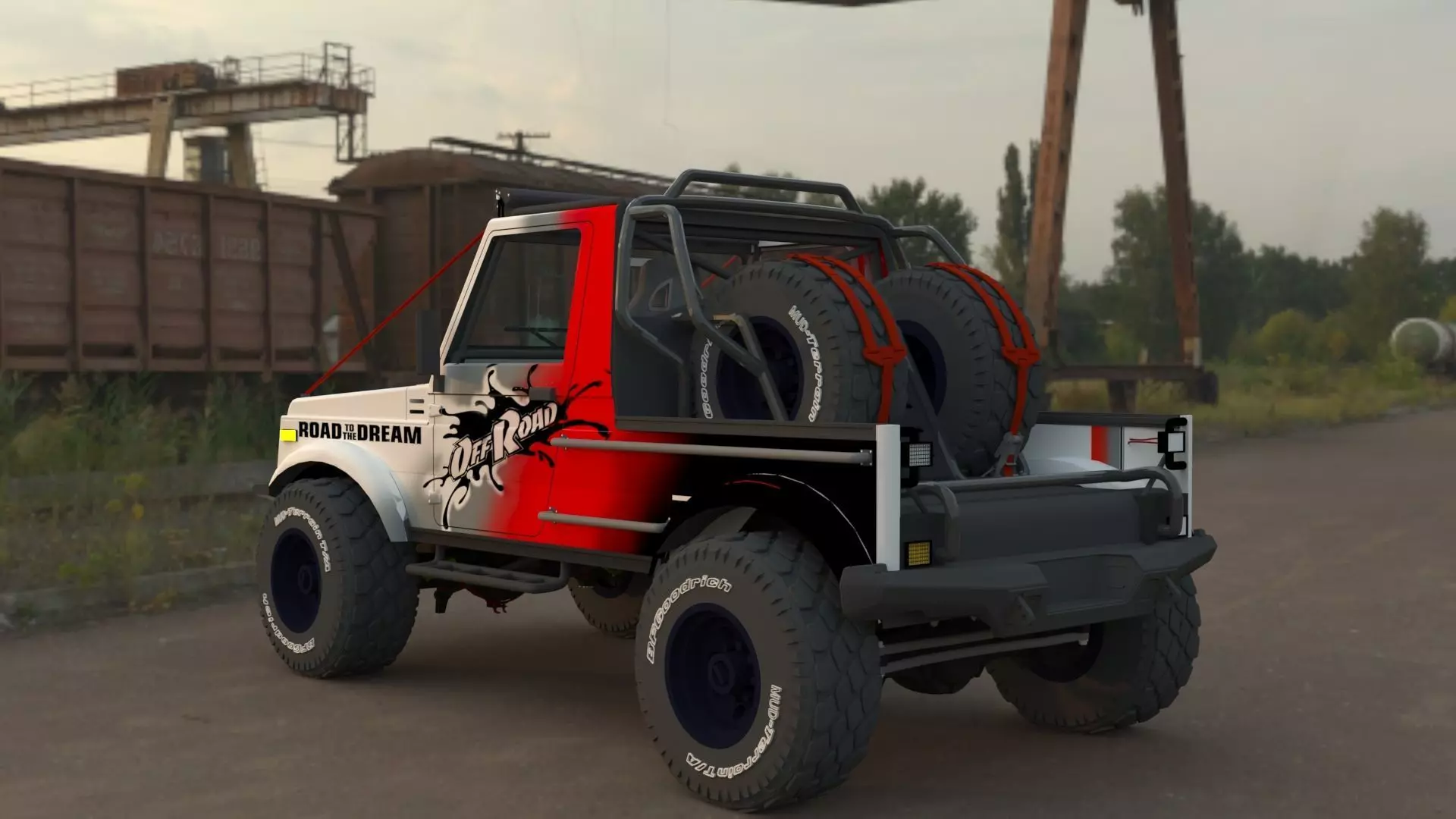 gypsy modified Low-poly 3D model_0