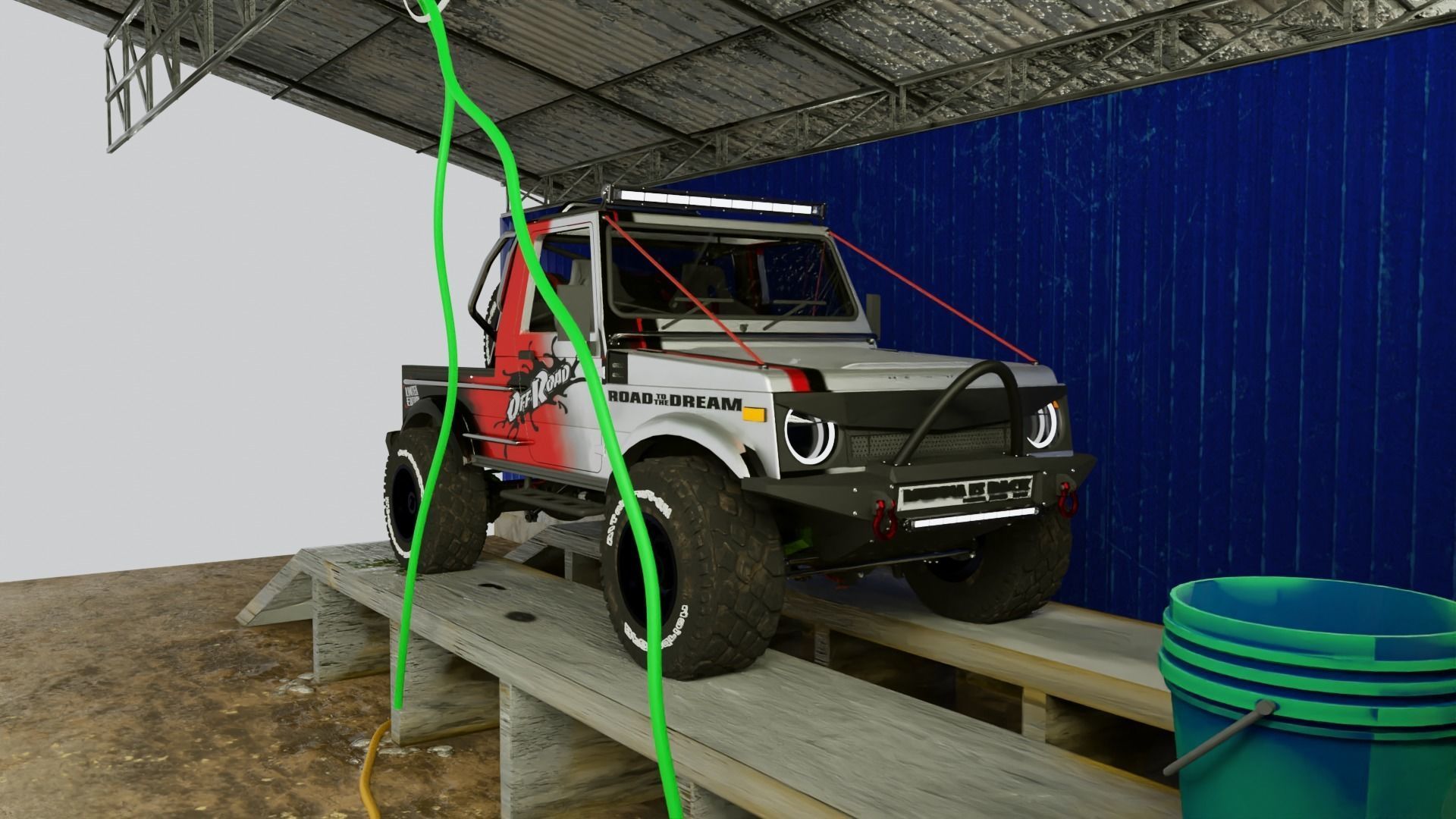 gypsy modified Low-poly 3D model_2