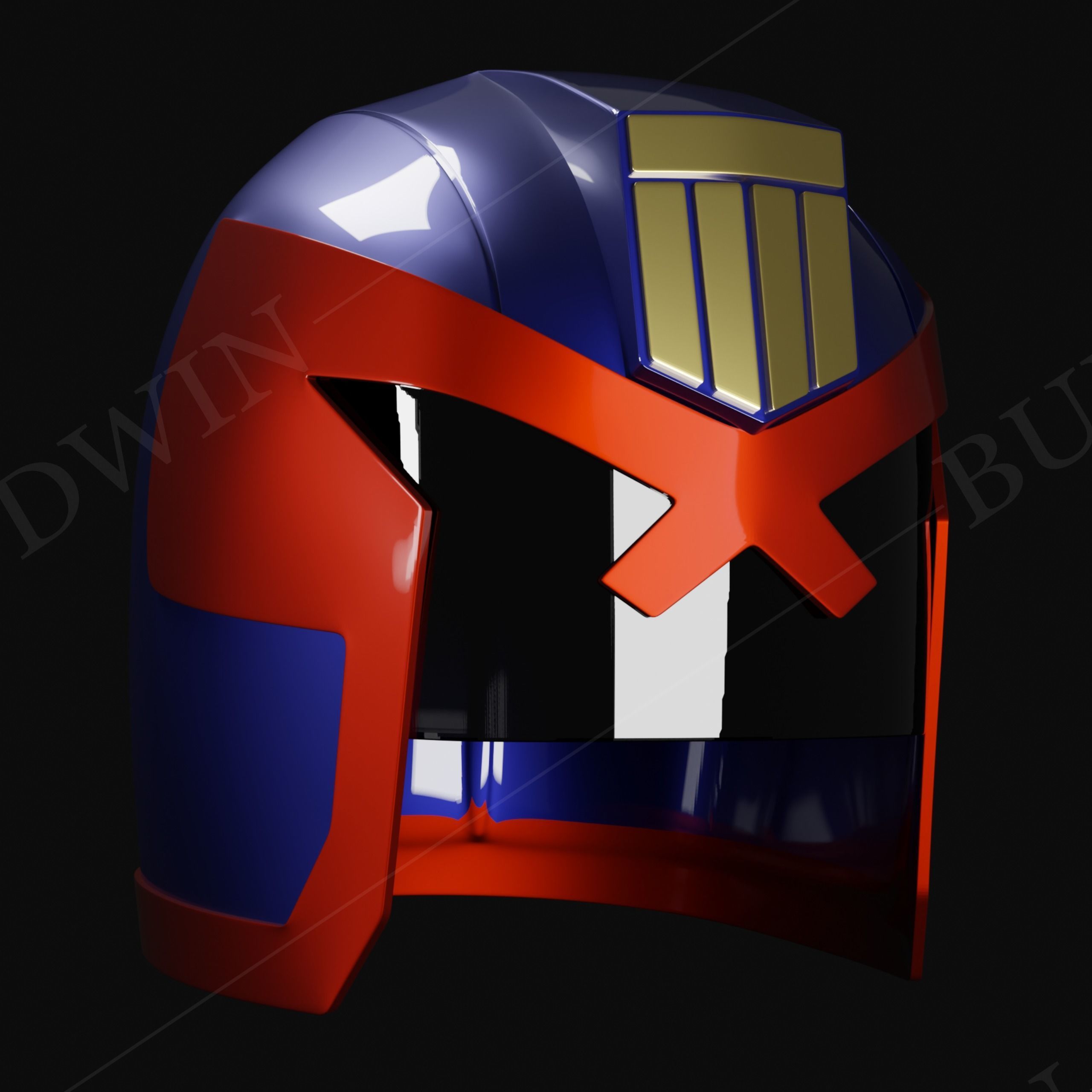 Judge Dredd Cosplay Set Free 3D print model_4