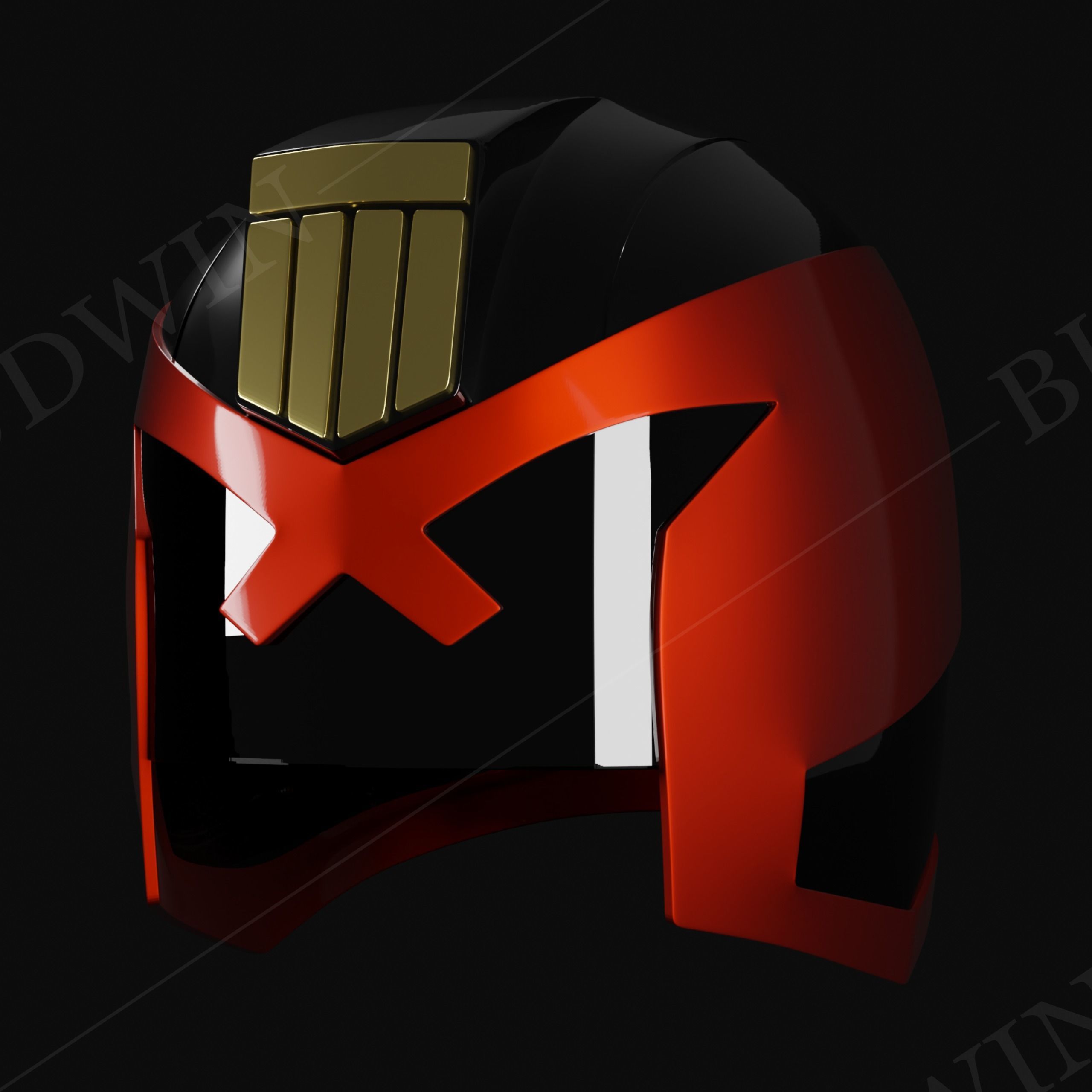 Judge Dredd Cosplay Set Free 3D print model_5